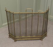 Superb Brass Fire Guard Screen
