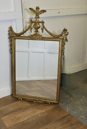 Superb French Napoleon III Gilt Wall Mirror