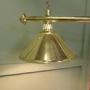Superb Large Brass Triple Dining Table Light  Snooker Style