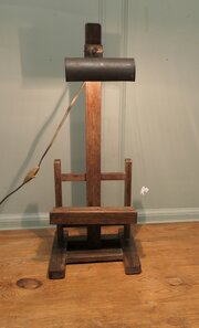 Table Top Wooden Easel Reading Stand Lamp 