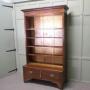 Tall Edwardian Walnut Bookcase
