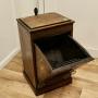 Unusual Arts and Crafts Dark Pine Purdonium  Coal Box