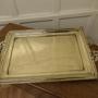 Very Large French Art Deco Solid Brass Tray 