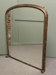 Very Large Victorian Overmantel Mirror