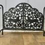 Very Old Gothic Blacksmith Forged Iron Fire Screen