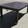 Victorian Arts and Crafts Oak Wind Out Table  Extending Dining Table