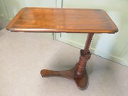 Victorian Mahogany Reading Stand Over Bed Table