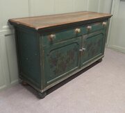 Victorian Original Painted Dresser Base, Kitchen 