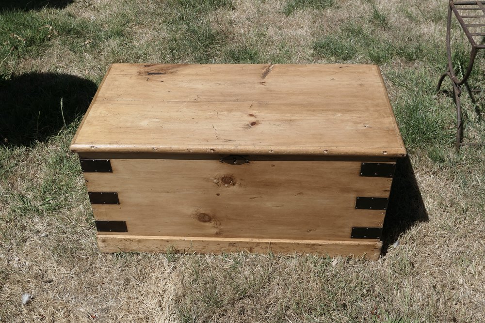 Victorian Pine Blanket Box Or Coffee Table Antiques Atlas