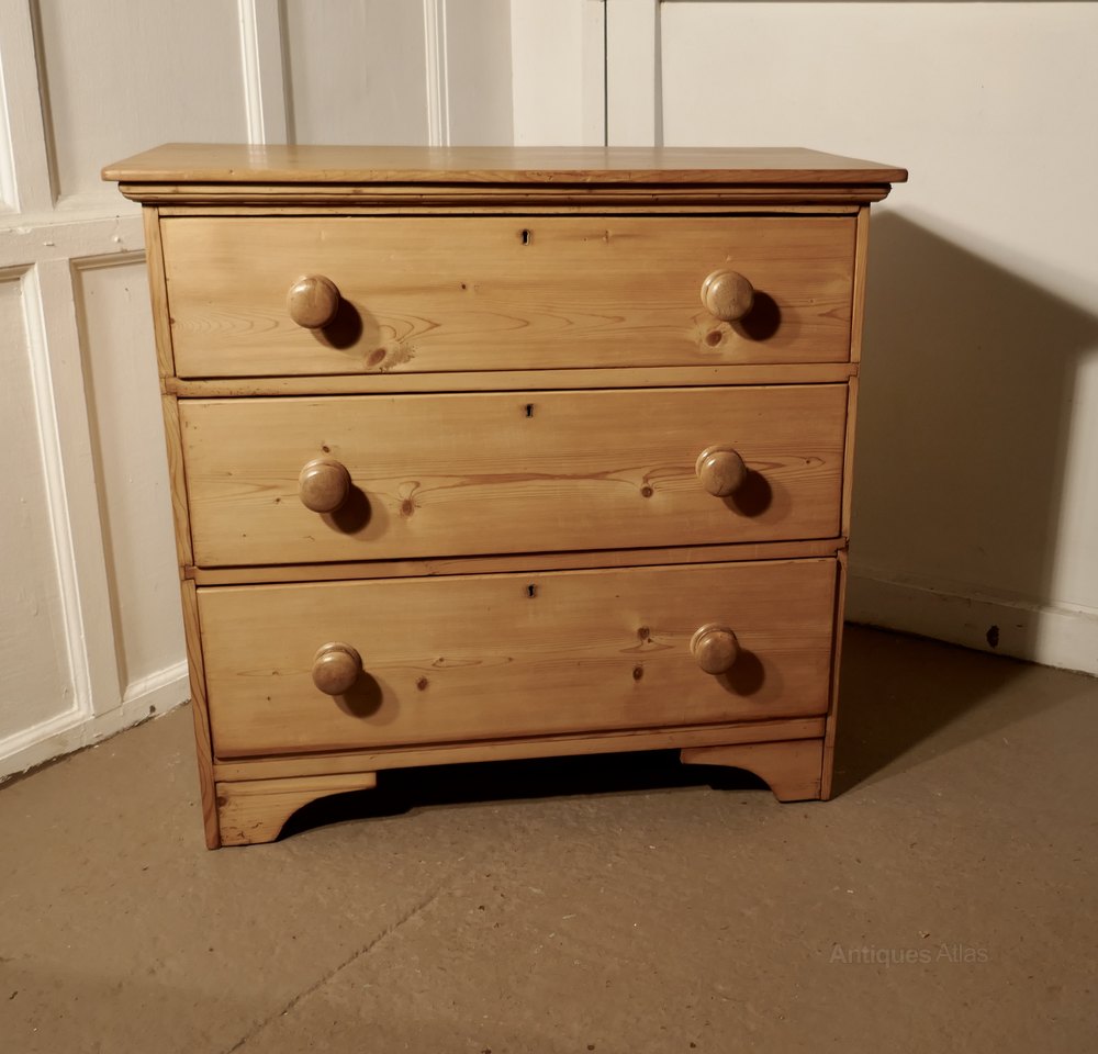 Victorian Stripped Pine Chest Of Drawers Antiques Atlas