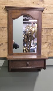 Wall Hanging Arts & Crafts Chestnut Mirror