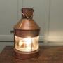 Weathered Ships Masthead Copper Navigation Light.