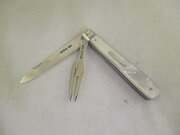 Fruit Knife & Fork - Silver/MoP - Hallmark-S.1905