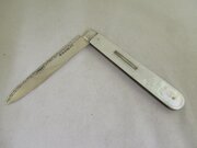 Silver & M Of P Fruit Knife - Hallmarked-Shef.1852