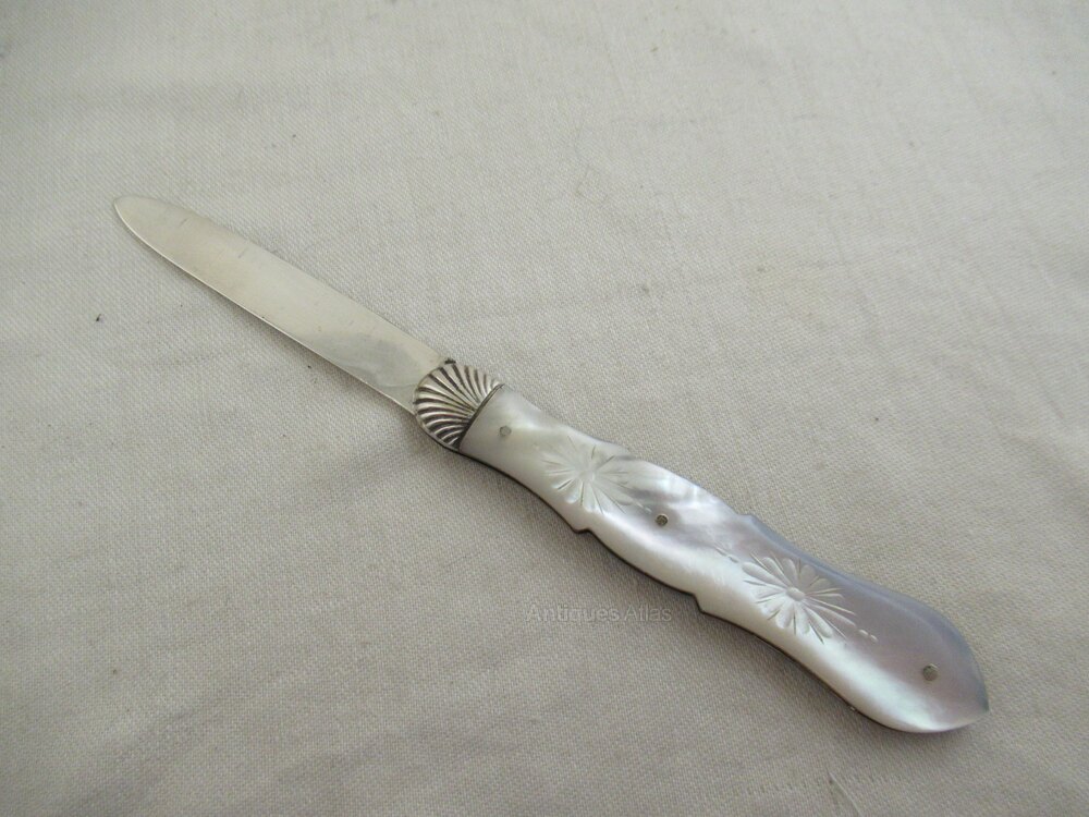 Antiques Atlas Victorian Fruit Knife Superb HallmarkS.1888
