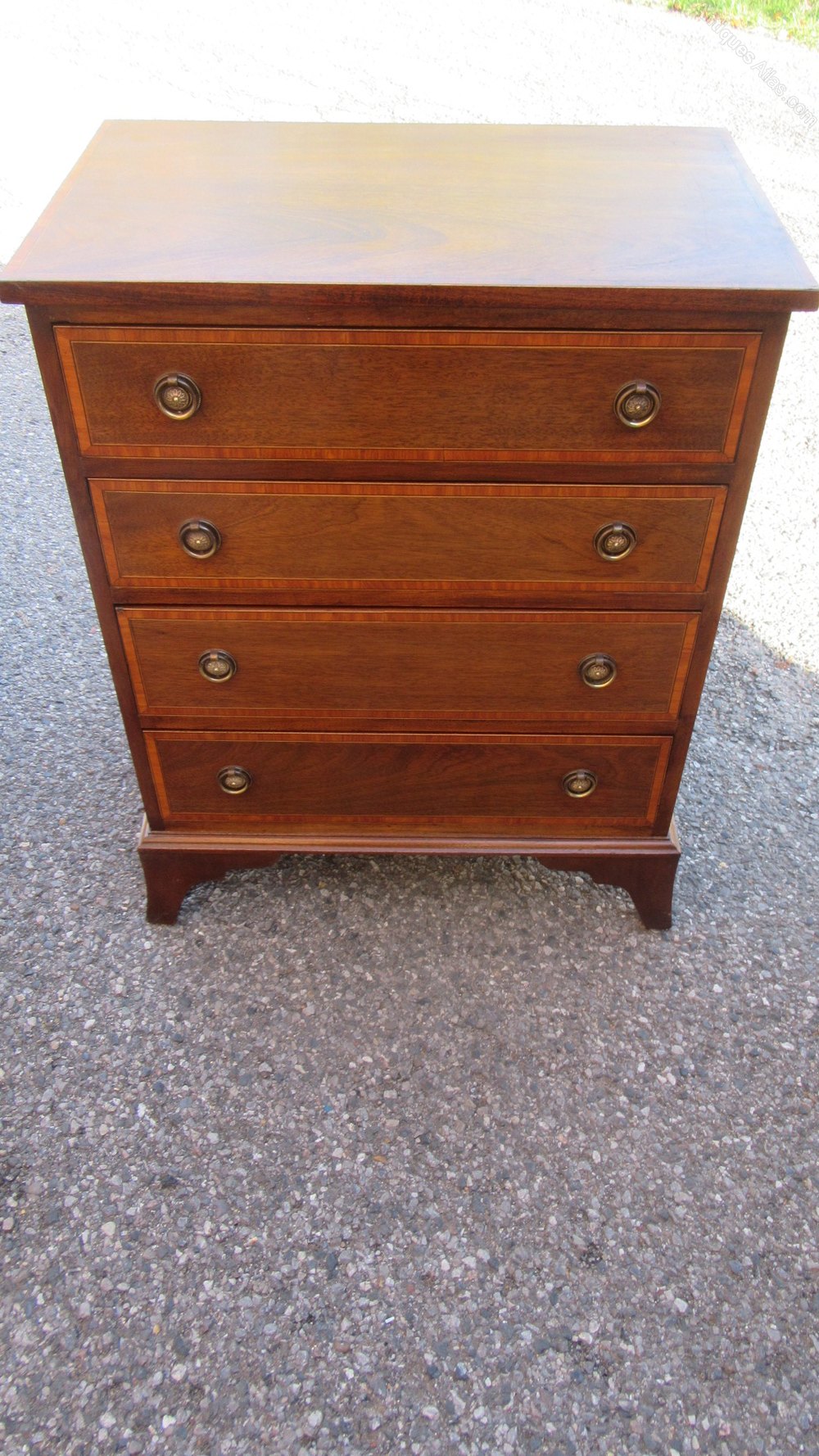 Antique Edwardian Inlaid Chest Of Drawers Antiques Atlas