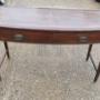 Antique Edwardian Mahogany Bow Front Writing Table