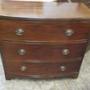 Antique Georgian Mahogany Bow Front Chest 