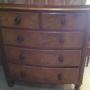 Antique Mahogany Bowfront Chest of Drawers 