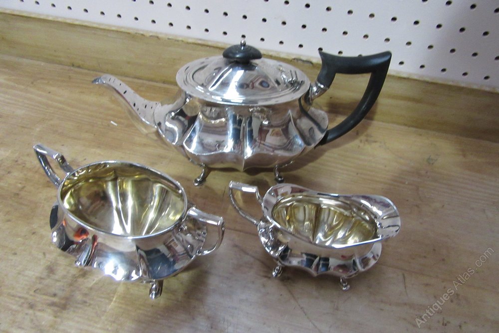 Antiques Atlas Antique Silver Plated Tea Set