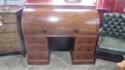 Antique Victorian Mahogany Cylinder Desk 