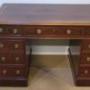 Antique Victorian Mahogany Pedestal Writing Desk 