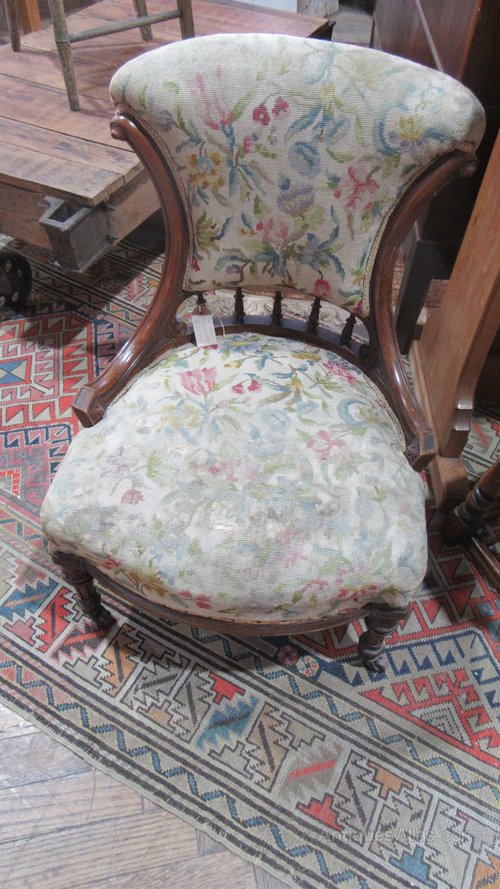 Antique Victorian Needlepoint Chair Antiques Atlas