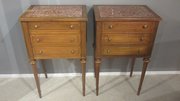 Pair Of Antique French Bedside Cabinets