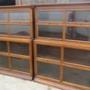 Pair of Antique Oak Four Tier Stacking Bookcases