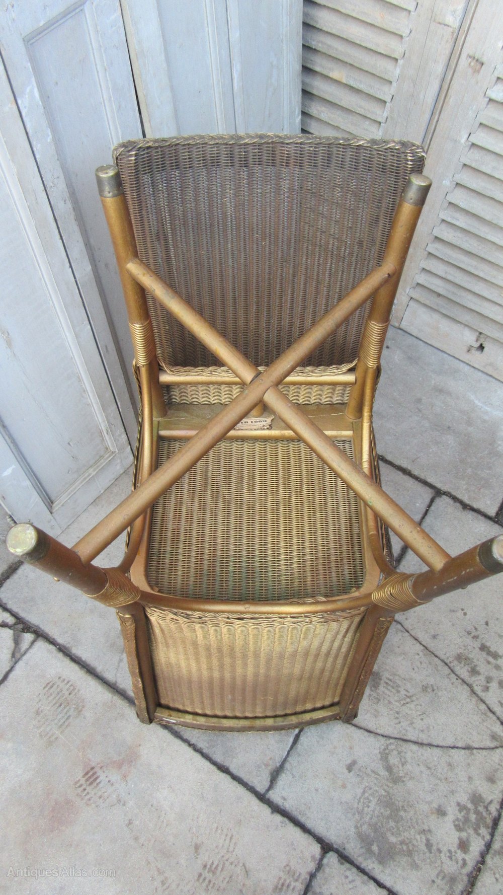 Pair Of Vintage Lloyd Loom Dining Chairs Antiques Atlas