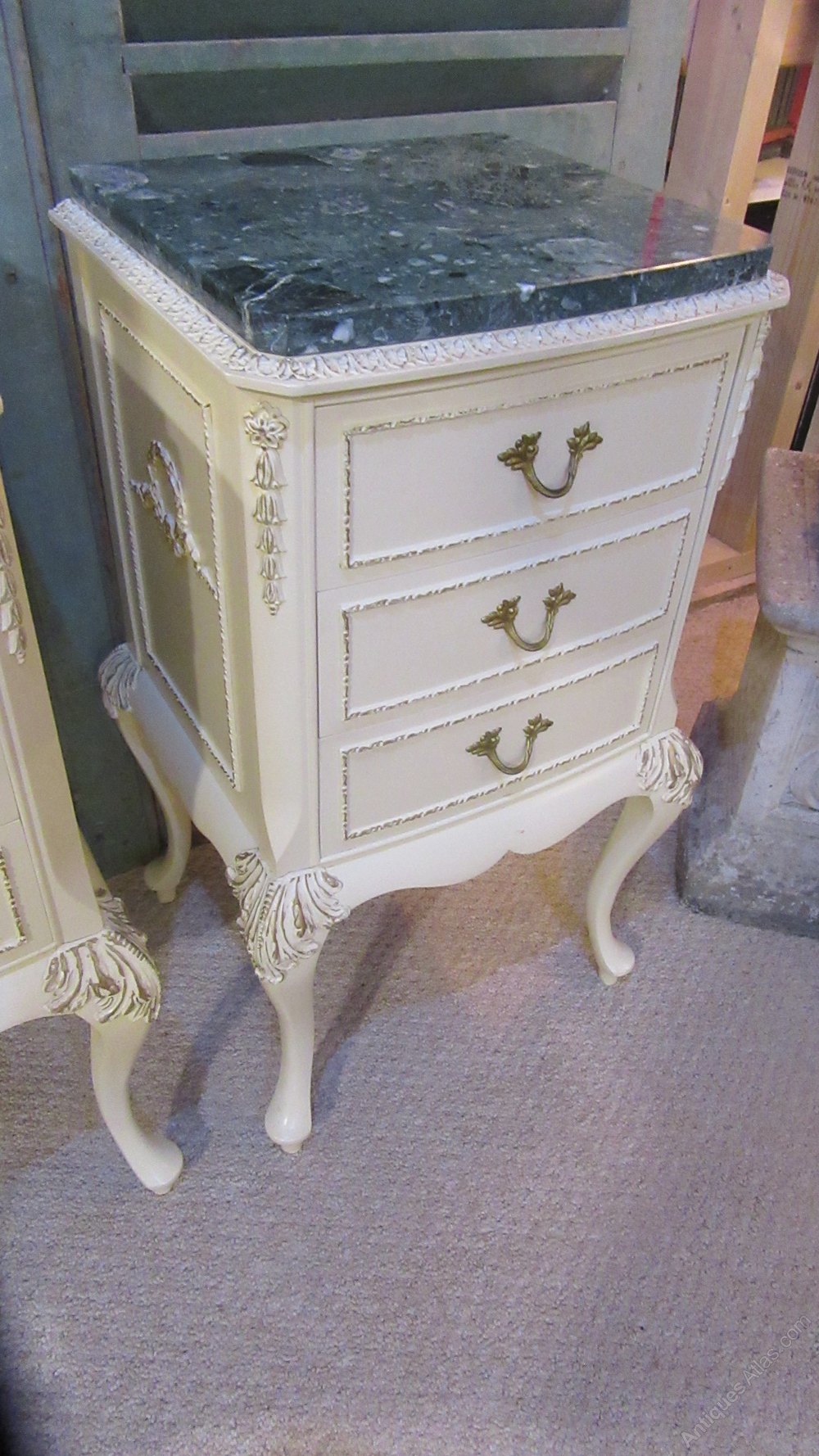 Antiques Atlas Pair Of Vintage Painted Bedside Chests