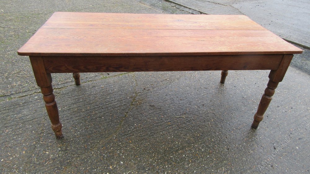 Vintage Country Pine Farmhouse Dining Table Antiques Atlas Vintage Country Pine Farmhouse Dining, Antique Farmhouse Dining Table