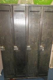 Vintage Four Door Foundry Locker 
