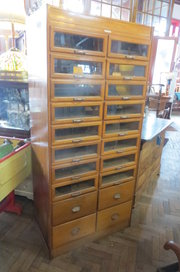 Vintage Haberdashery Shop Cupboard 
