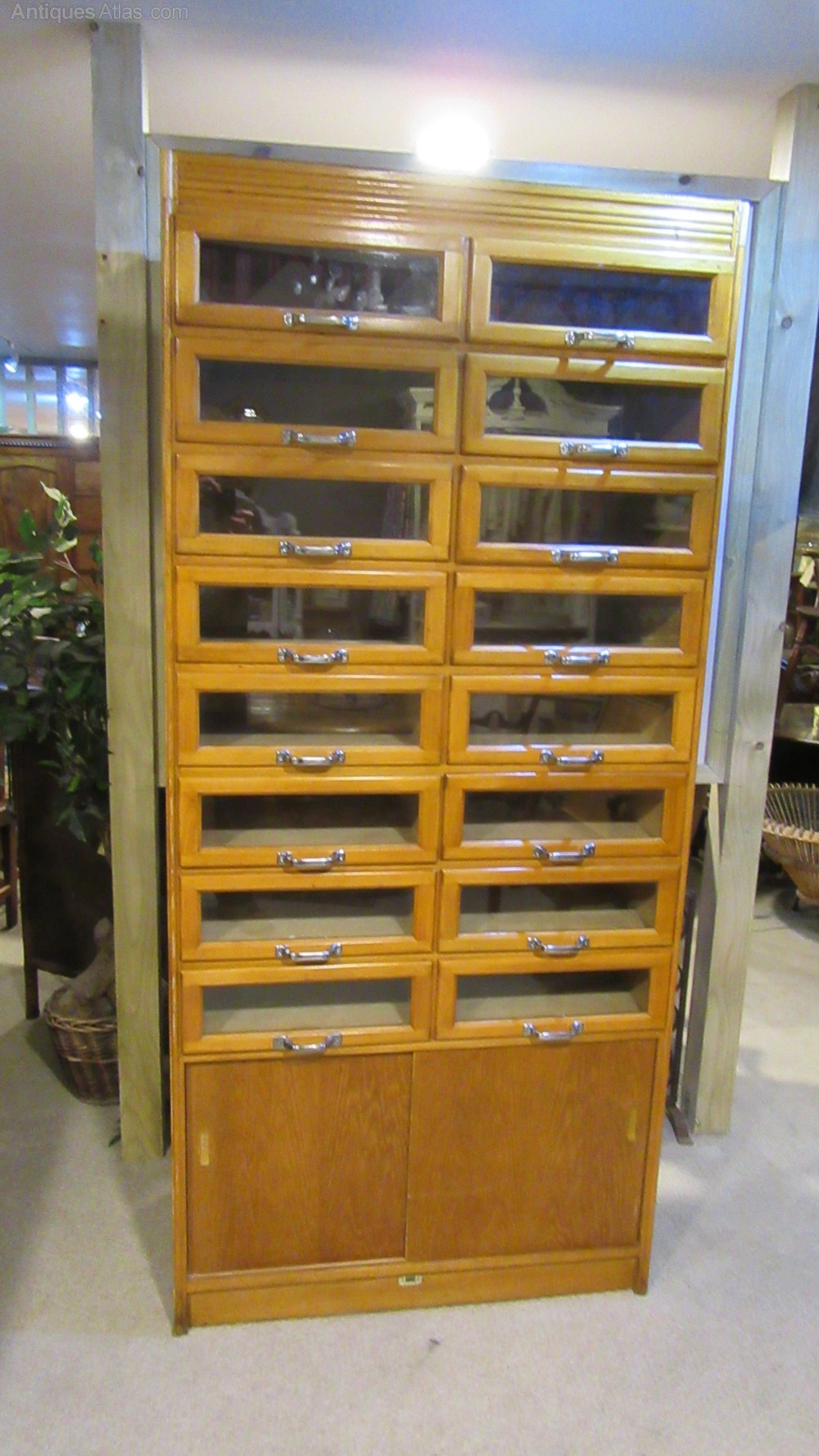 Vintage Oak Haberdashery Shop Display Antiques Atlas