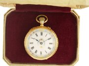 Exclusive Swiss 18Kt Gold Pretty Dial P/W 1890s
