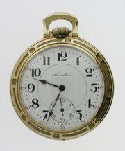 Hamilton 10K Gold-filled Railroad Model USA 1913s