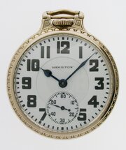Hamilton 10K Gold-filled Railroad Model USA- 1915s