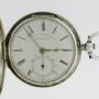 Rare Engraved Silver RJ Todd Pocket Watch 1857