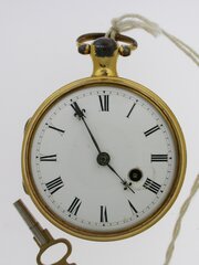 Rare Gilt English Square Cock Verge P/W 1815