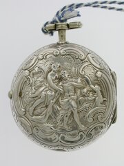Rare Silver Repousse Pair-cased PW Hallmark 1806