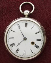 Silver Barwise Verge Pocket Watch Hallmarked 1830