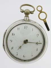 Silver Graham Pair Case Verge English P/W 1802