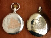Silver Omega Railway Pocket Watch Circa 1915
