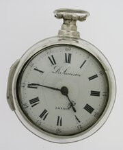 Silver Pair-cased Samson Silver Dust Cover 1800s