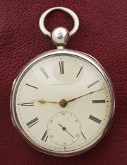 Silver Slow Beat English Lever Fusee James Carter