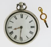 Silver T. Merrill Verge Pocket Watch  Hallmarked 1810
