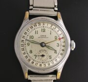 Steel Oris WW Pointer Date Caliber 453 1950s