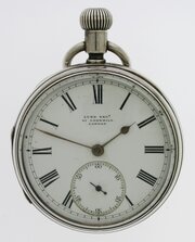 Unique Key Wind Silver Lund And Bros P/W 1883