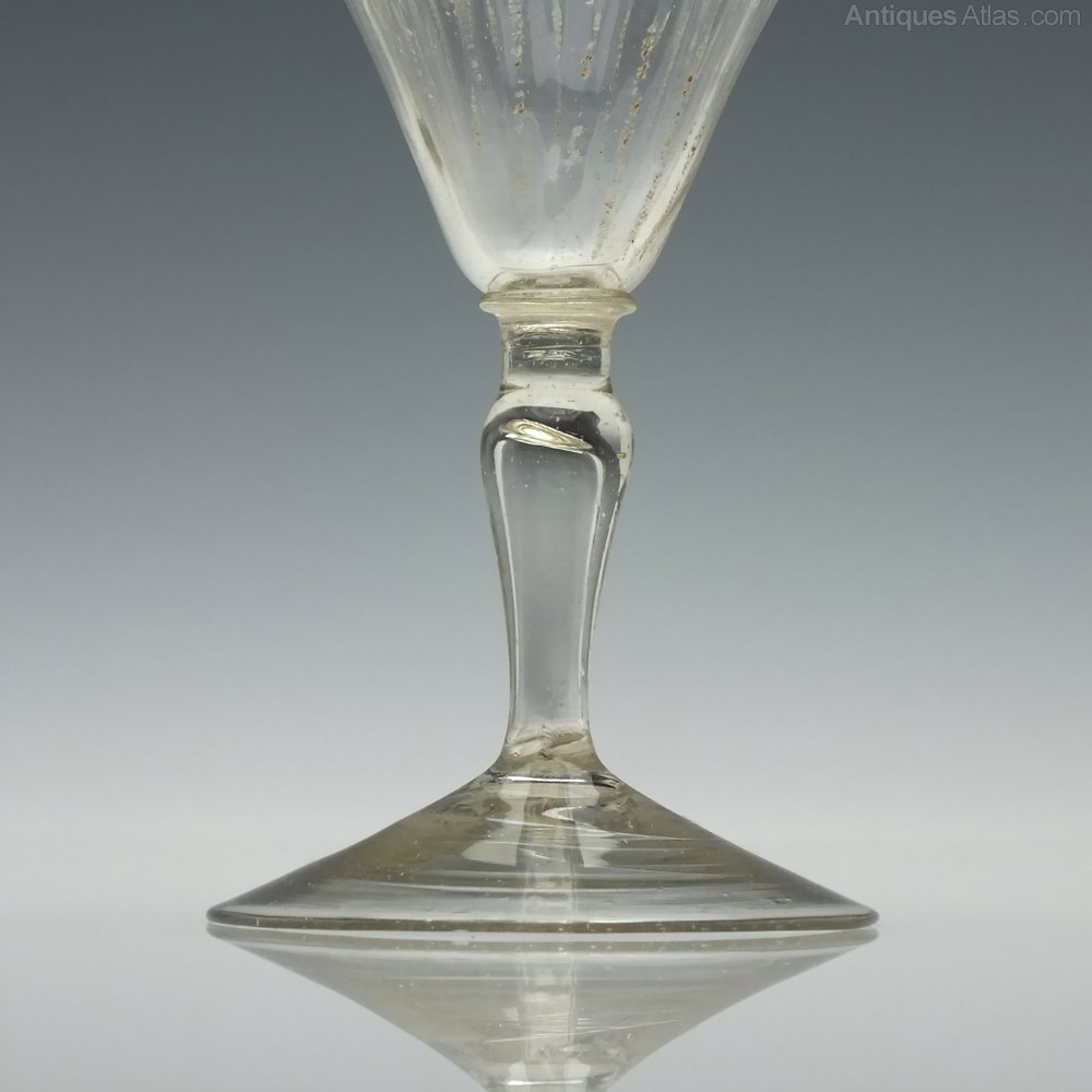 Antiques Atlas Rare 17th Century Wine Glass C1680